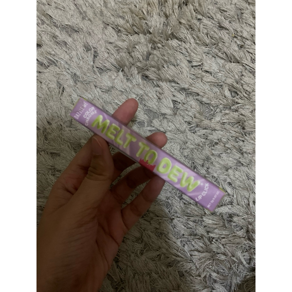 NEW SEGEL - DAZZLE ME Color Chrome Melt To Dew Lip Click - Tinted Lip Balm (Shade 707)