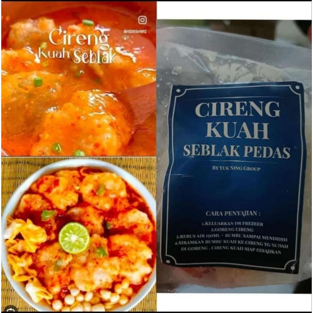 

(SERBA 20RIBU) CIRENG KUAH SEBLAK FROZEN