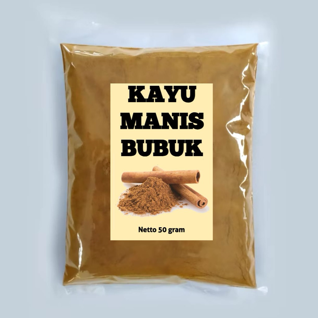 

KAYU MANIS BUBUK / CINAMON POWDER ISI 50GR