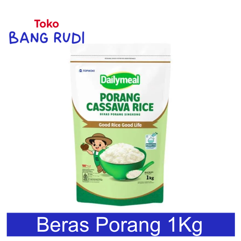 

TBR DailyMeal Porang Cassava Rice / Beras Porang Halal Original 1Kg