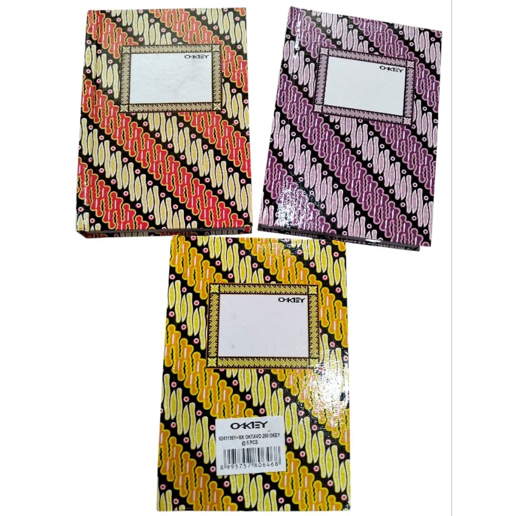 

Buku Notes Batik OKEY Oktavo 200 Halaman | Buku Notes Motif Batik 200 Lembar - Alat Tulis Kantor/ATK Medan Murah