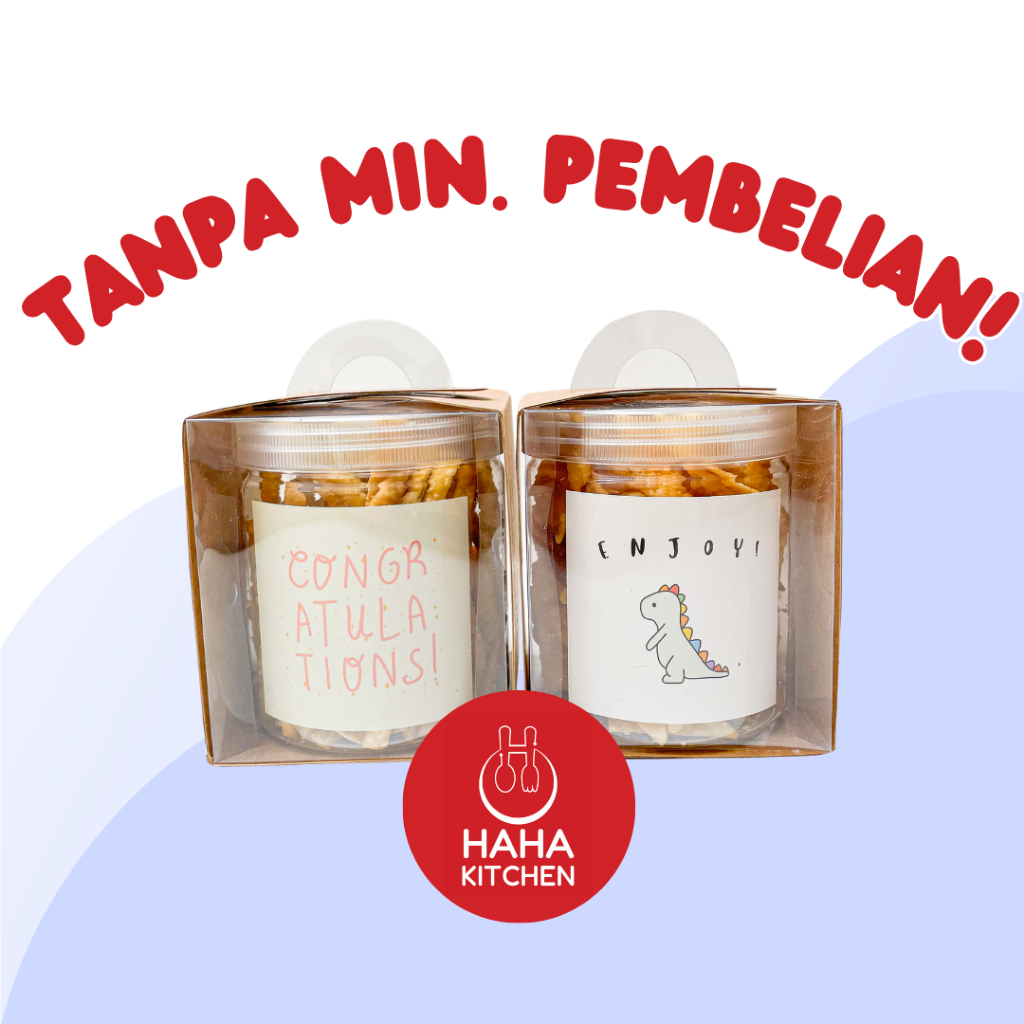 

[HAMPERS] Goodie Bag Souvenirs Hampers Haha Kitchen Snack Renyah Gurih Halal