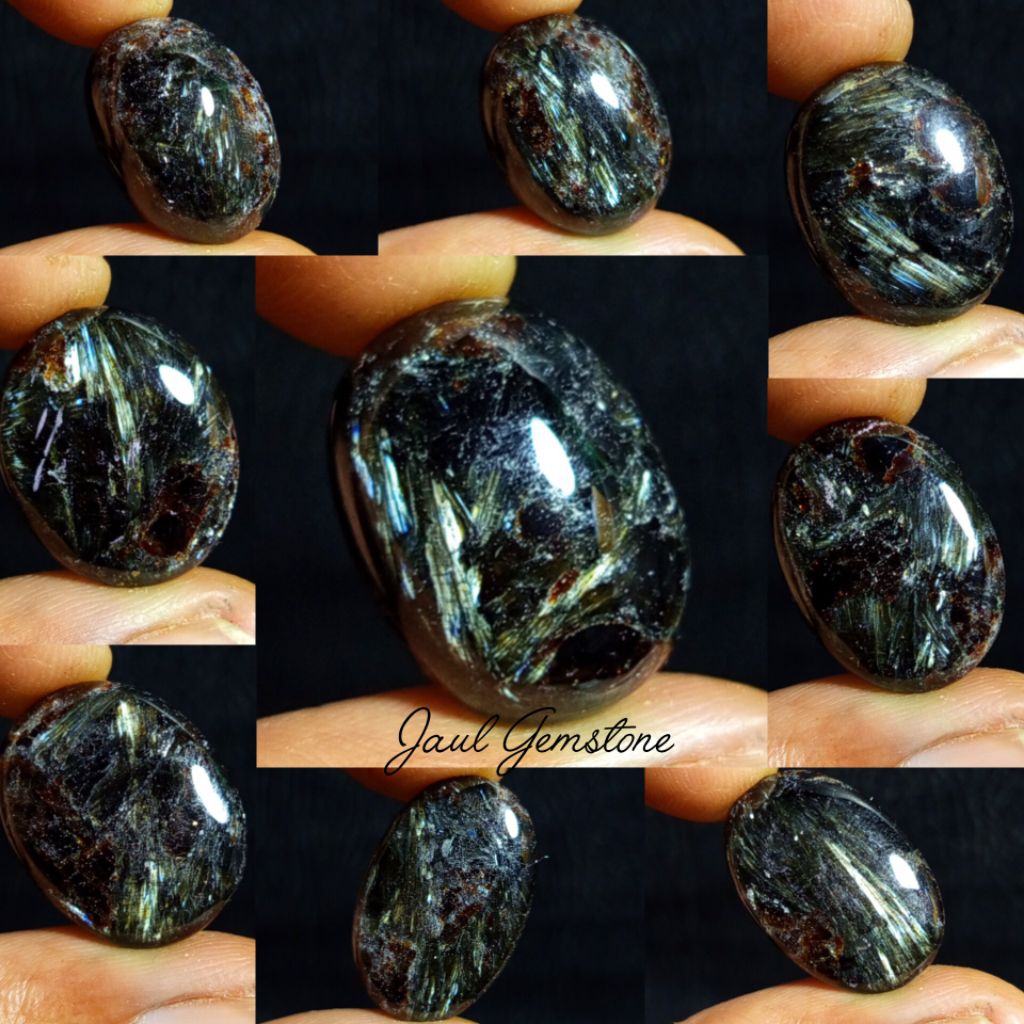 batu bulu macan/lostun batu bulu macan pitersite natural/batu akik