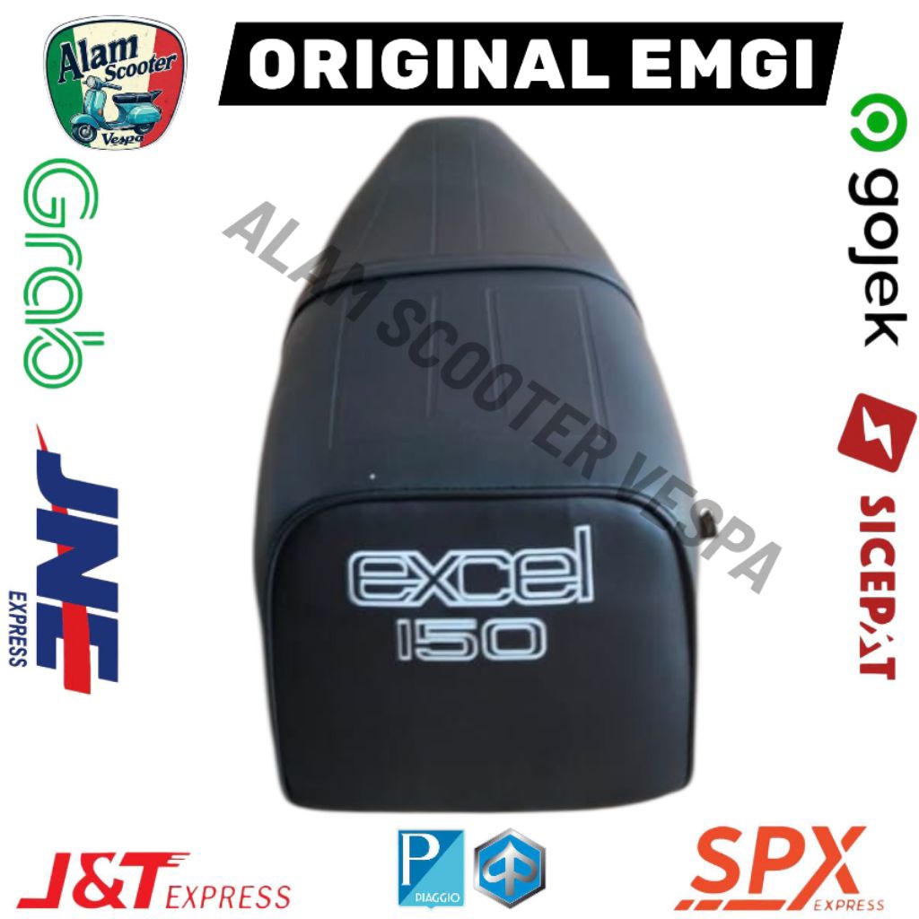 Jok vespa excel original MG tanpa kunci original MG Jok panjang vespa excel original MG