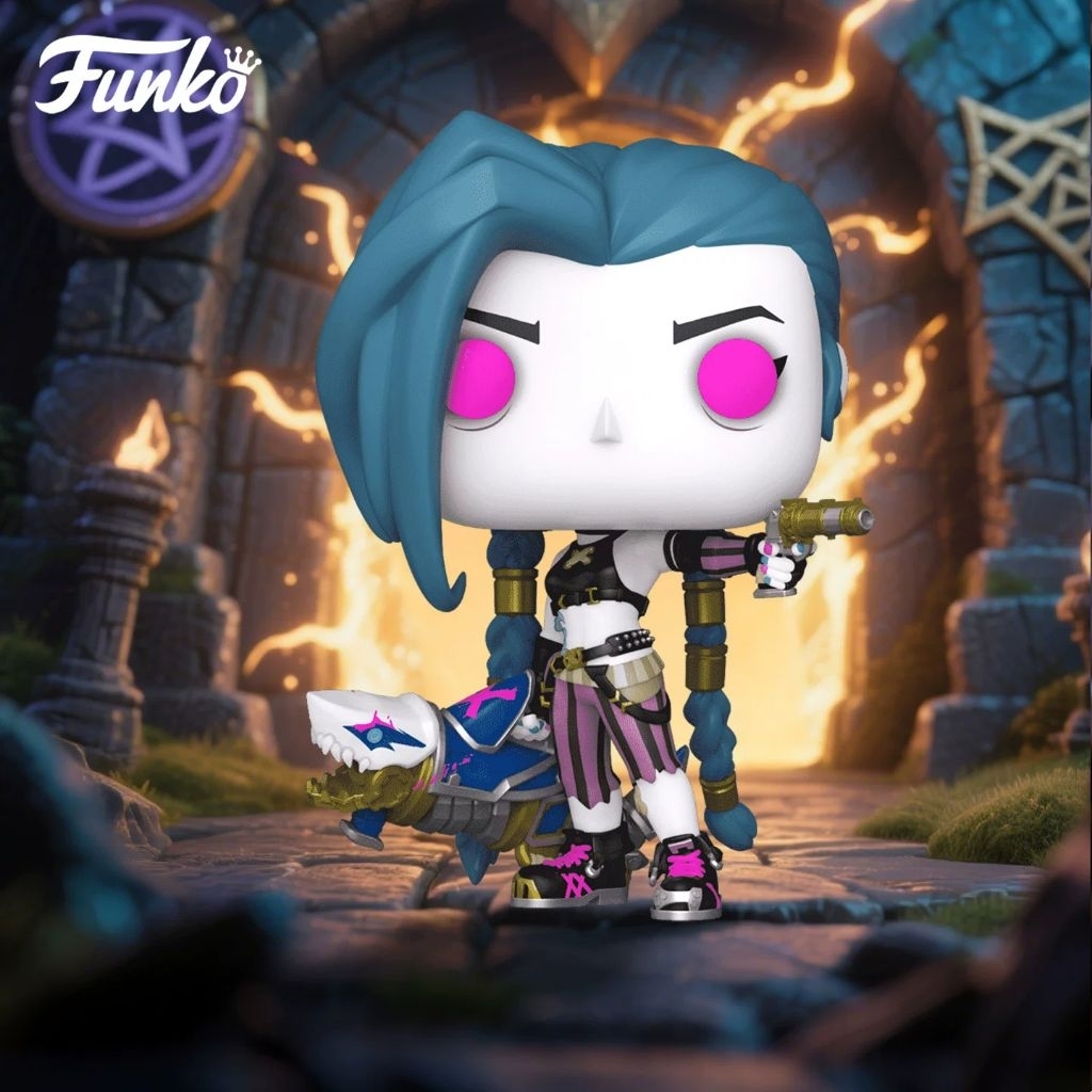 ORIGINAL Funko Pop Jinx Arcane League of Legends Figure Toy