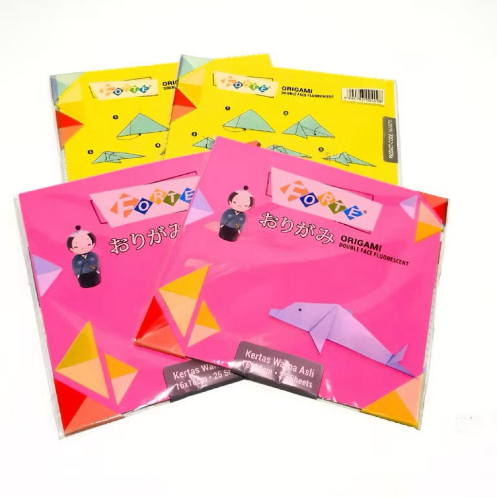 

(1 PACK) KERTAS ORIGAMI LIPAT 14 X 14 CM, 16 X 16 ISI 20 LEMBAR