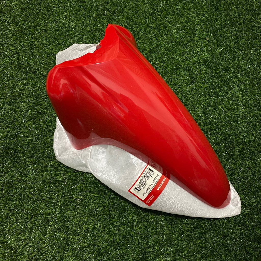 AHM 61100-KTL-690-FMT Spakbor Depan Merah untuk Honda Supra Fit New Supra Fit Bagol Wave 110 Origina