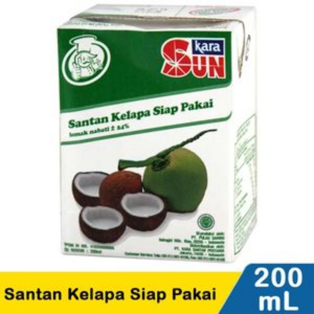 

Santan Kara 200ml – Santan Kelapa Siap Pakai