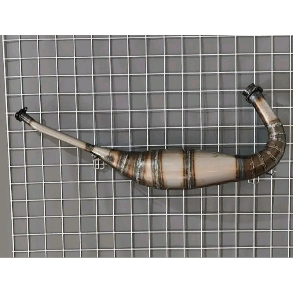 CHAMBER PERUT KNALPOT NINJA R SS RR PLAT KARAT STANDAR ORIGINAL MACHINE BUKAN ABRT KDX