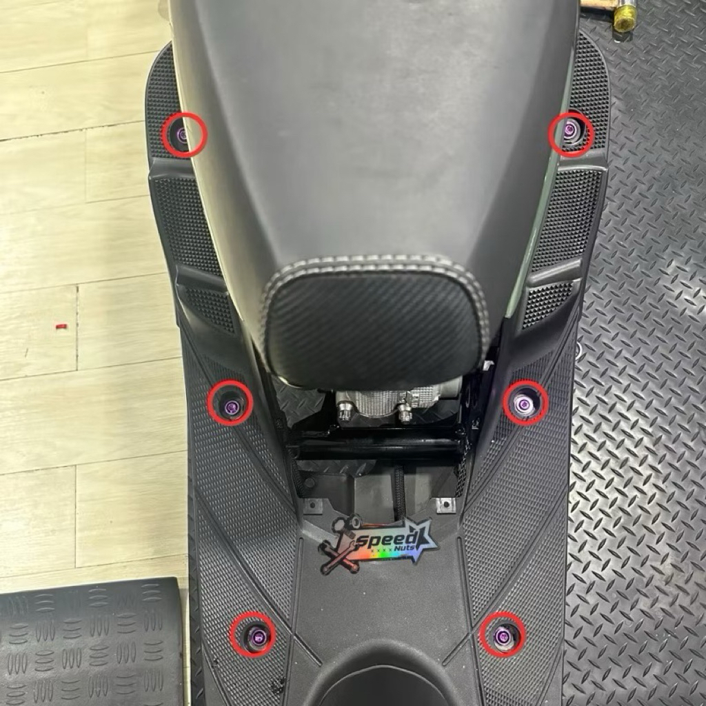 Baut Titanium Set Dek Injekan Bawah Mio, Fino, Soul Original Thailand