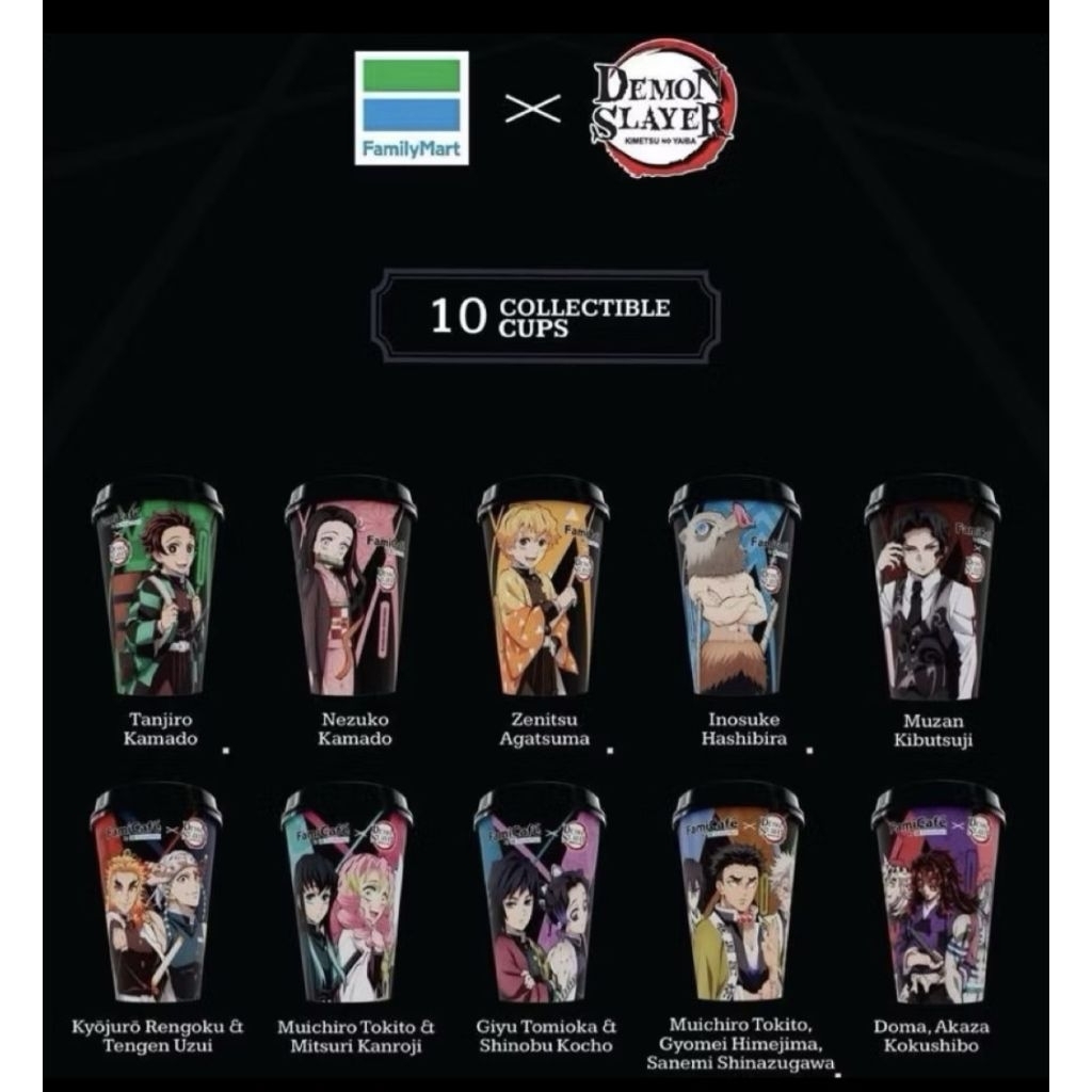 { Terlaris } Demon Slayer x Family Mart || Selected cup || Demon slayer || Family mart || Demon