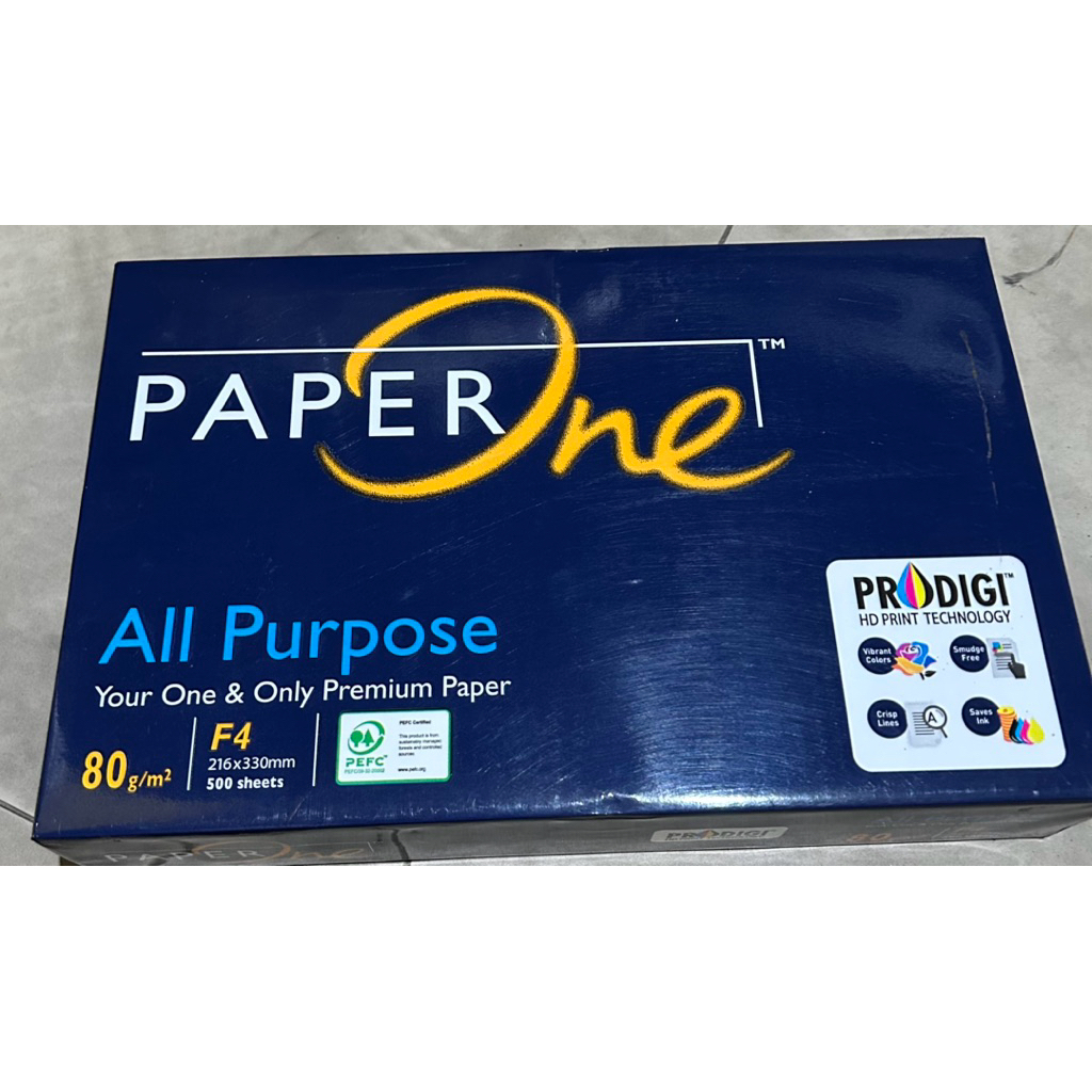 

Kertas HVS Fotocopy Folio (F4) 80gr merk Paper One