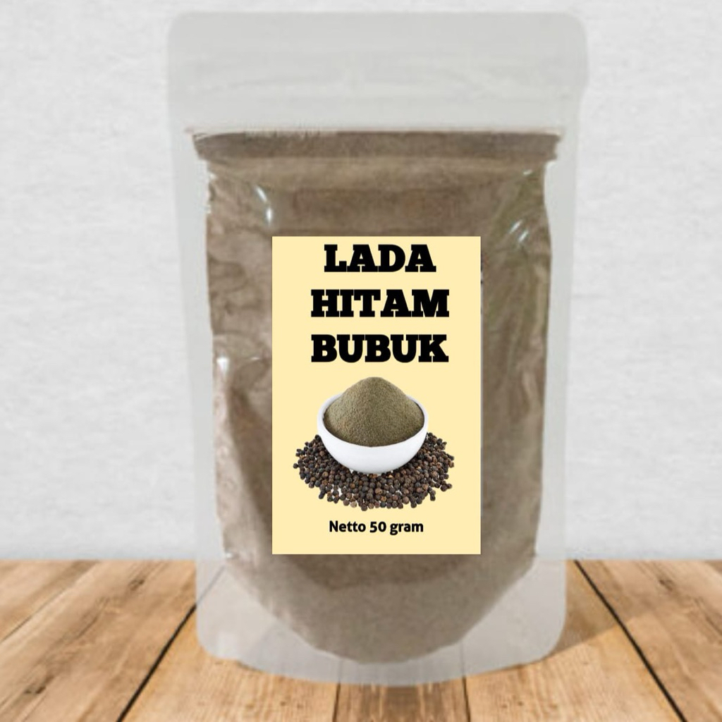 

LADA HITAM BUBUK / BLACK PEPPER POWDER ISI 50GR