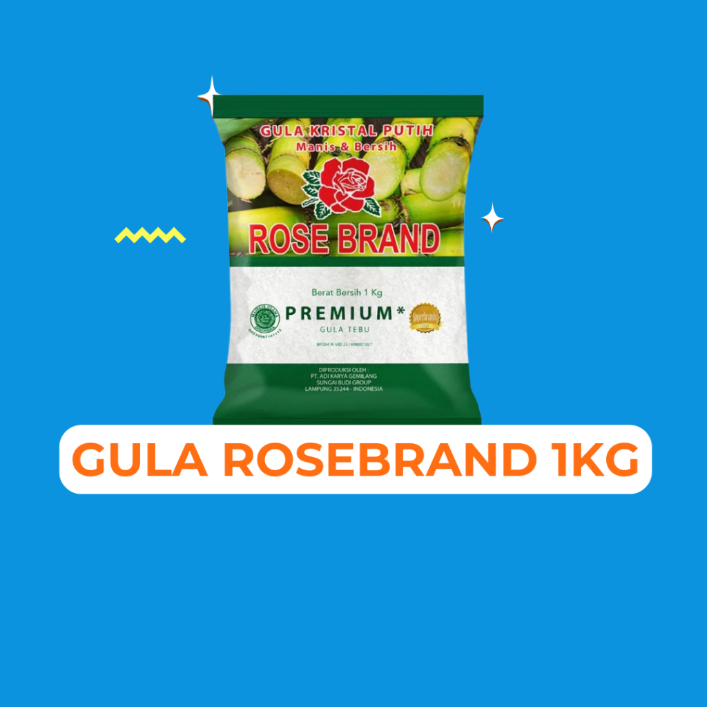 

[JATENG] GULA ROSEBRAND HIJAU 1KG MURAH 10KG/10PCS