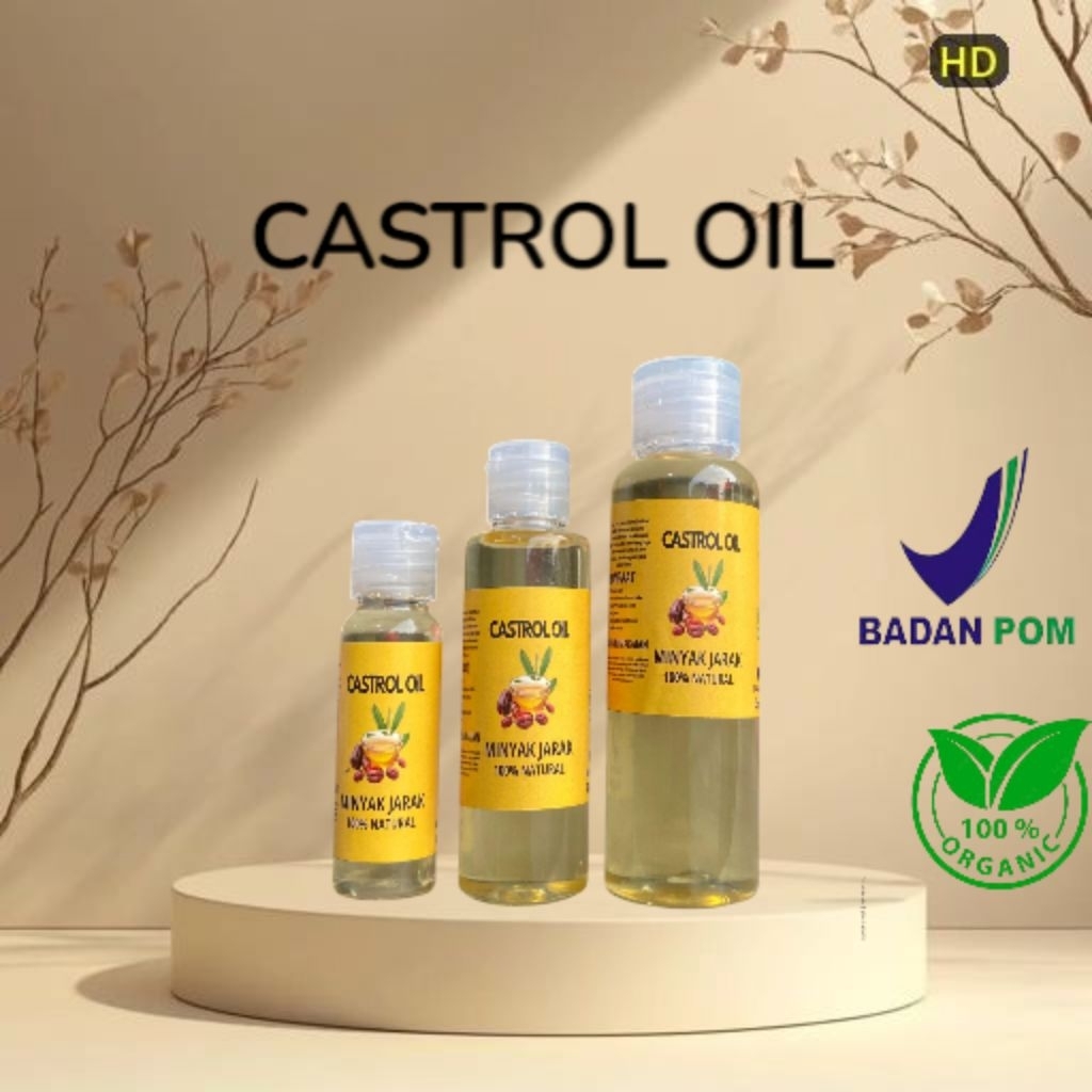 

Pure Castrol Oil/Minyak Jarak 100%Organik