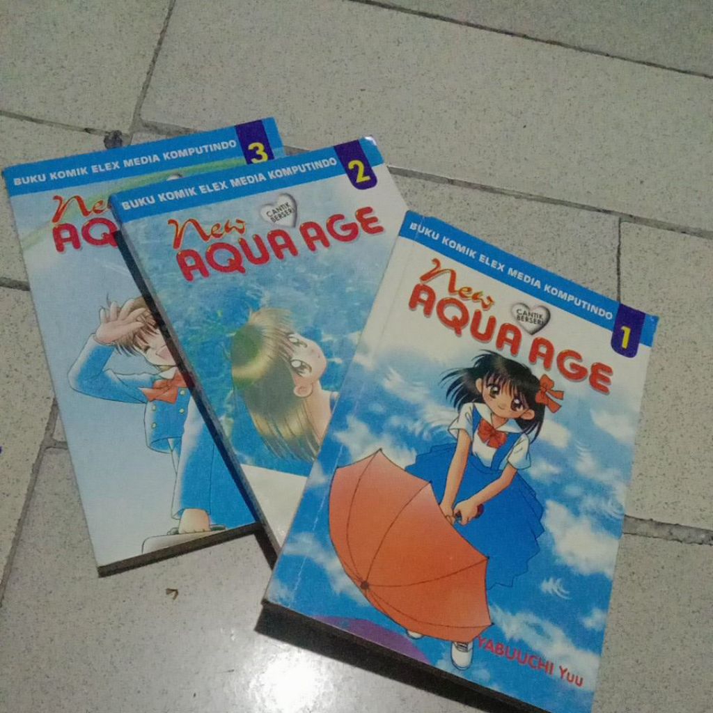 BUKU KOMIK NEW AQUA AGE 1 2 3