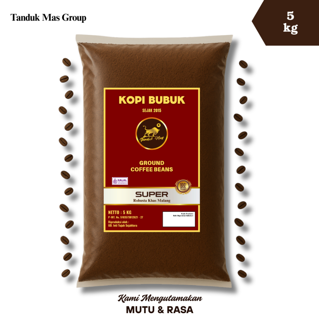 

Kopi Tanduk Mas Khas Malang Dampit 5kg | Stok Besar untuk Usaha & Pecinta Kopi Sejati