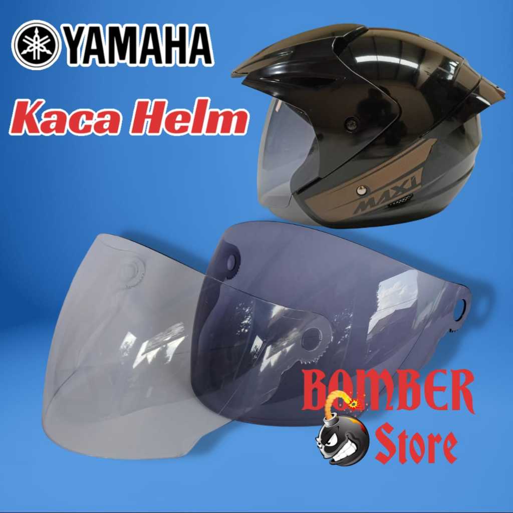 Kaca Helm Yamaha maxi, Gear standar Helm Yamaha half face