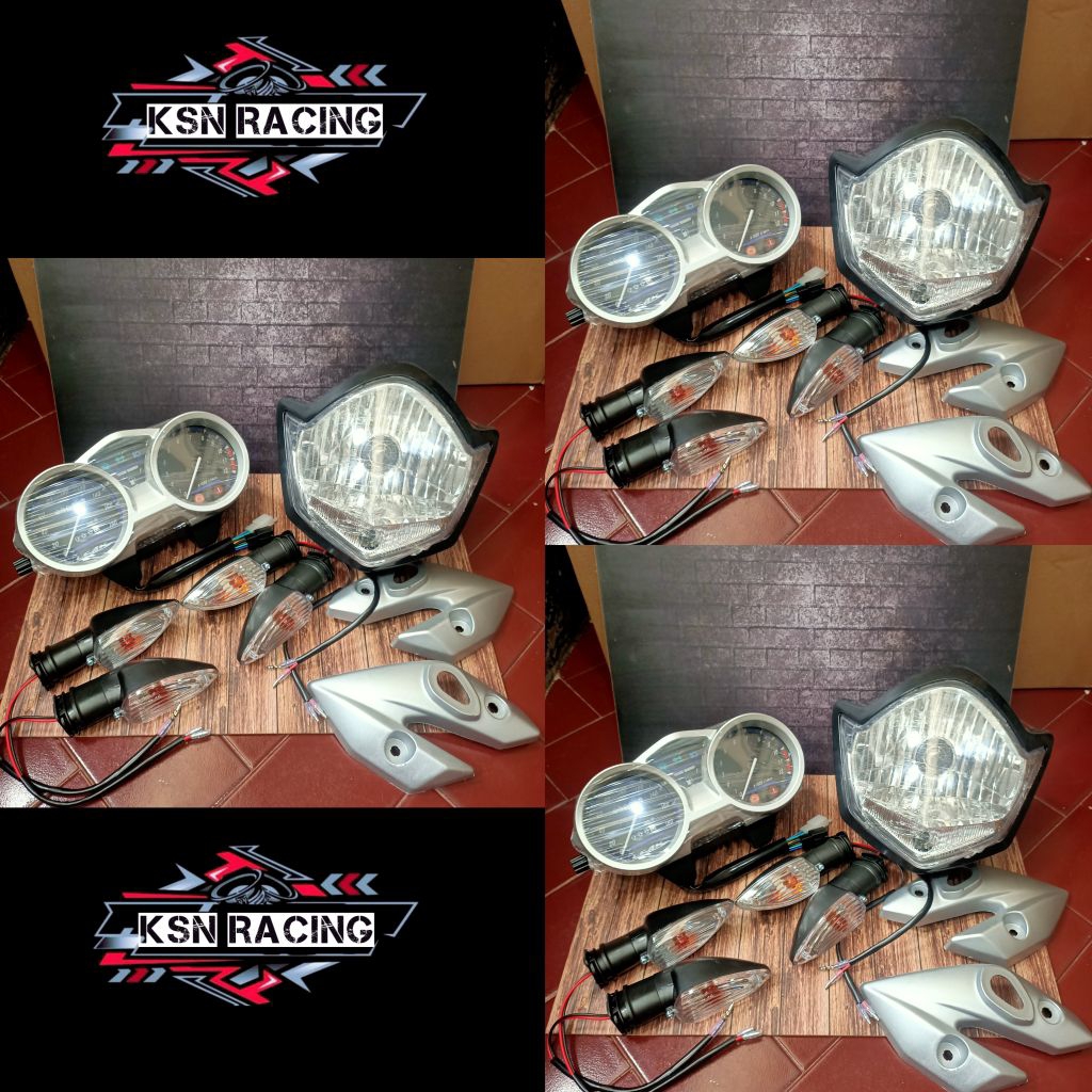 Paket reflektor vixion old lampu depan vixion old komplit model ori