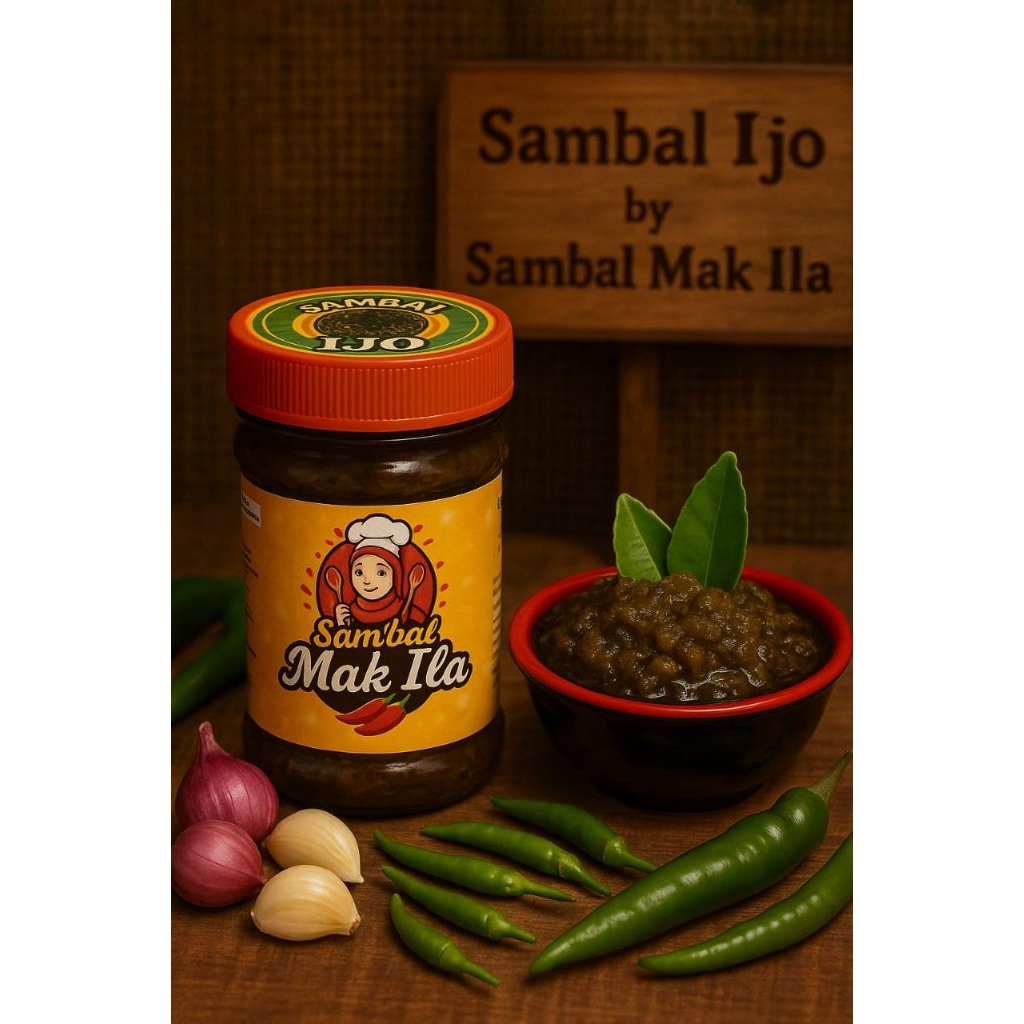 

Sambal Ijo - Sambal Mak Ila 150gr