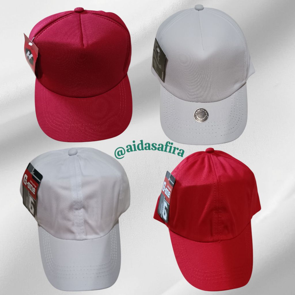 TOPI MERAH PUTIH/TOPI MERAH POLOS/TOPI PUTIH POLOS/TOPI MERAH PUTIH AGUSTUSAN