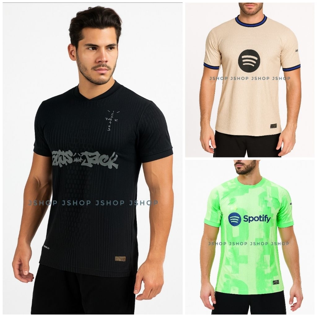 LIVE 7 PLAYER ISSUE READY STOK JERSEY BAJU BOLA PLAYER ISSUE BARCELONA AWAY 2024 2025 JERSEY PLAYER 