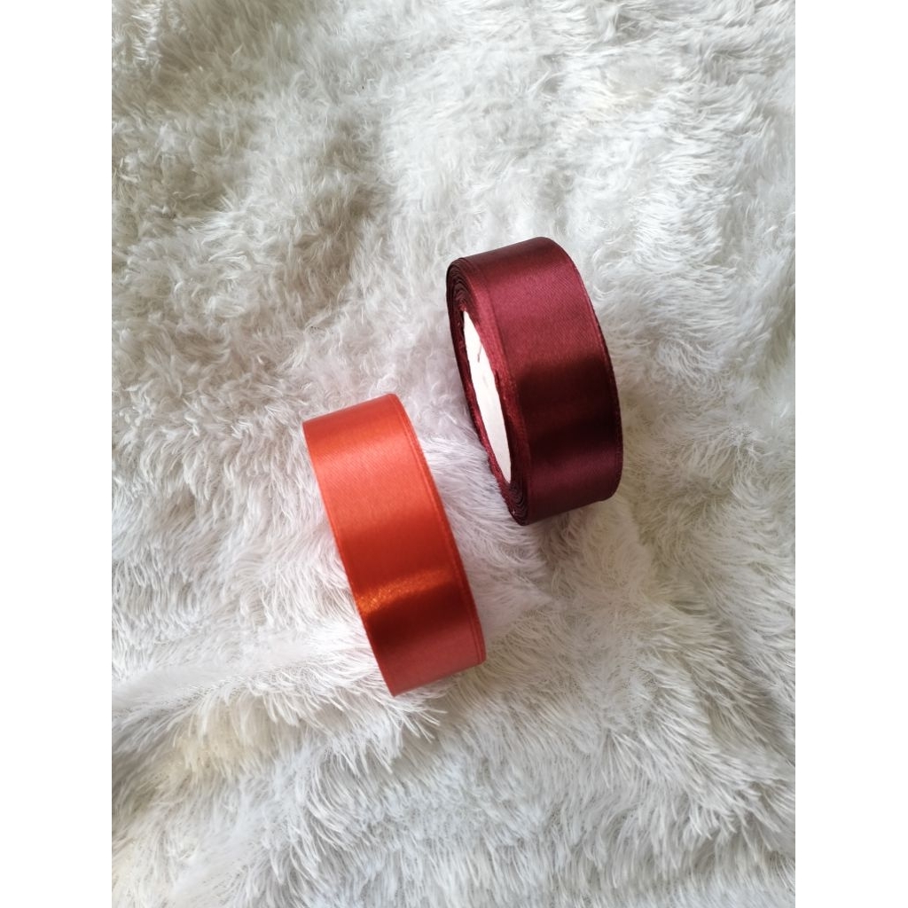 

Pita Satin Roll Maroon 1inch 2.5cm