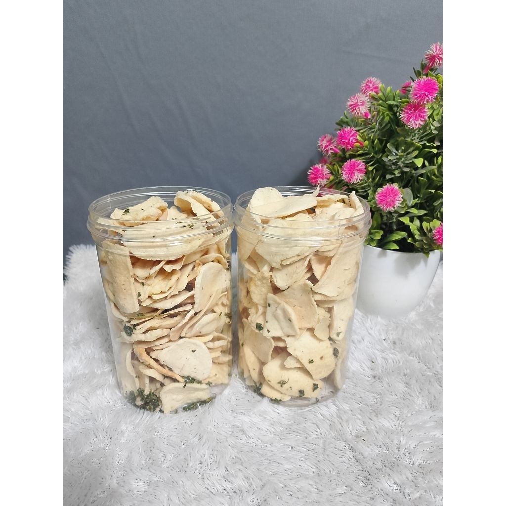 

Basreng bulat original / asin + daun jeruk home Made