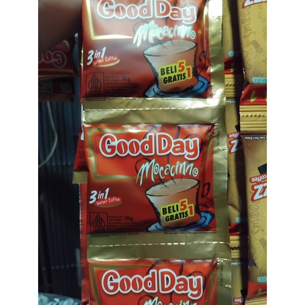 

Good Day Mocaccinno Kemasan New (isi 10 + 2)