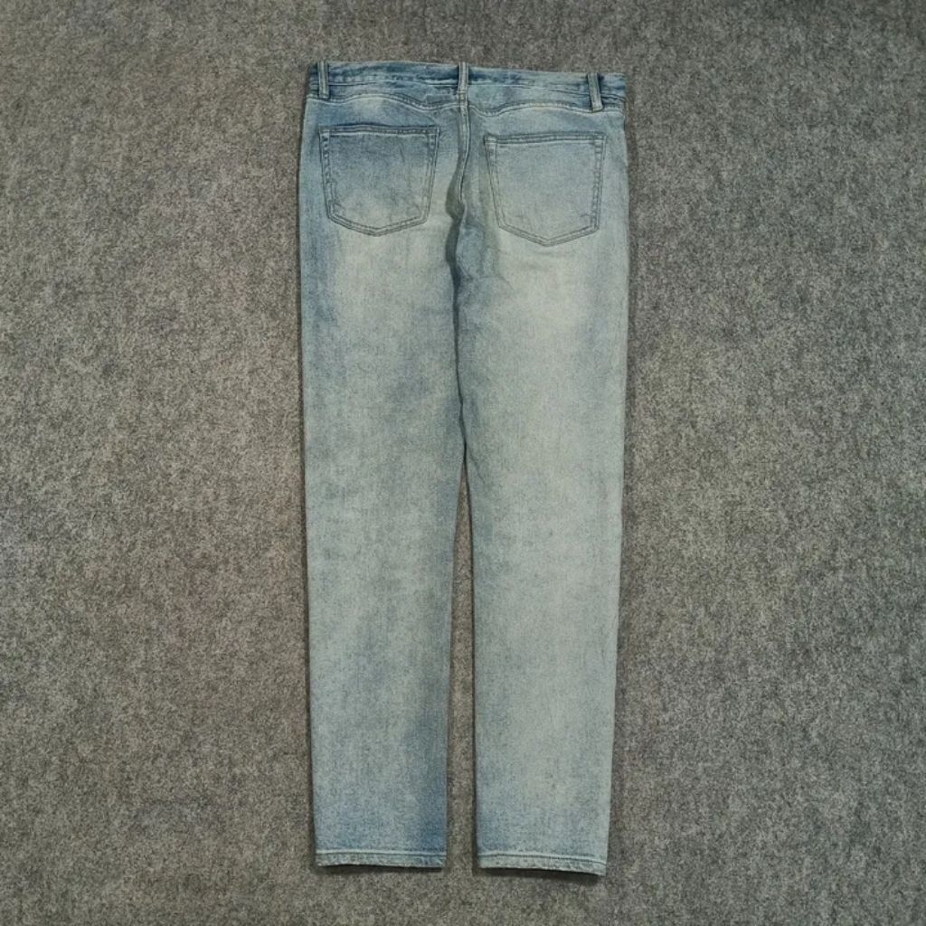celana slim straight Jeans panjang pria TOPTEN size 33 second