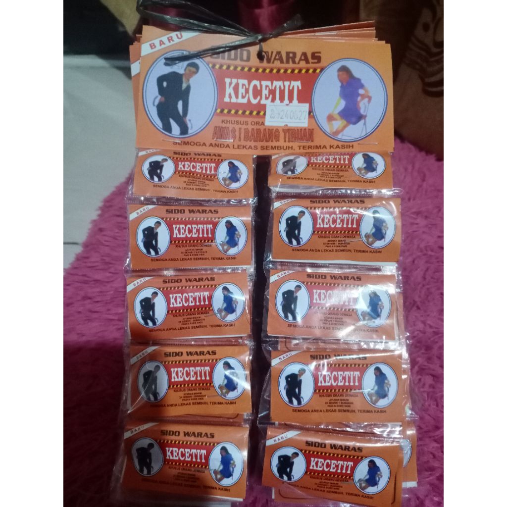 SidoWaras Kecetit Original. ( 10 hanger)