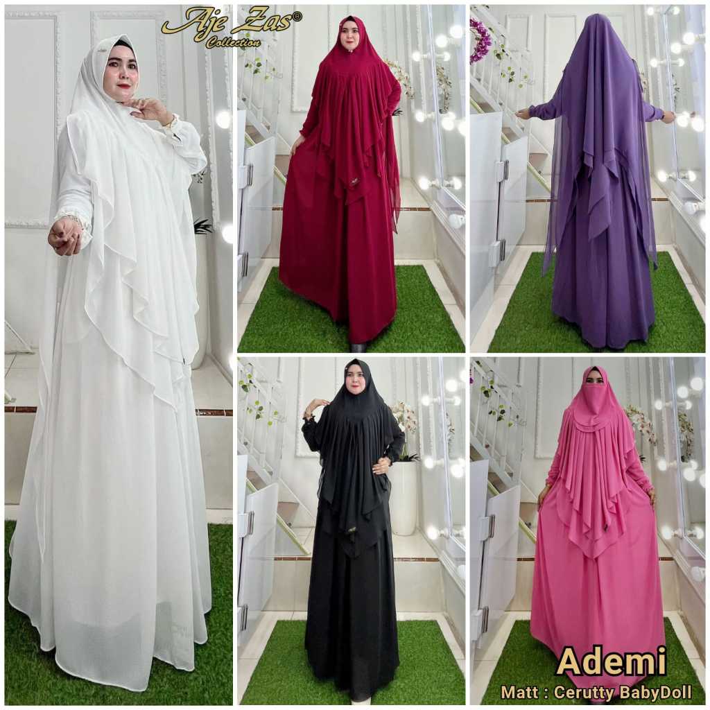 Gamis Syar'i Bahan Ceruti Kode-ADEMI By AJEZAS