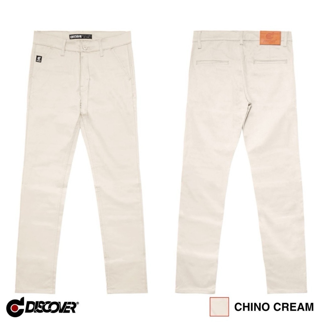 Celana Chino Scoth Cream & Hitam Celana Pria