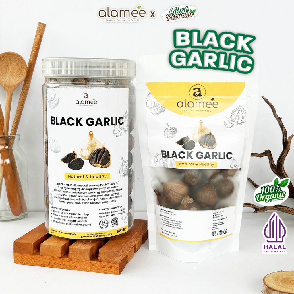 

ALAMEE Black Garlic Bawang Hitam Tunggal Herbal Premium Lanang Alami Natural LIHAT KEBUNKU