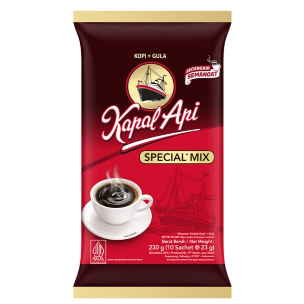 

Kapal Api kopi special mix isi 10 sachet