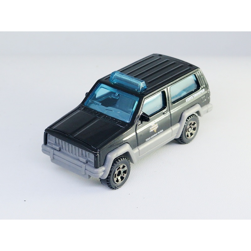 Matchbox loose Jeep Cherokee Police - Texas Highway Patrol - hitam