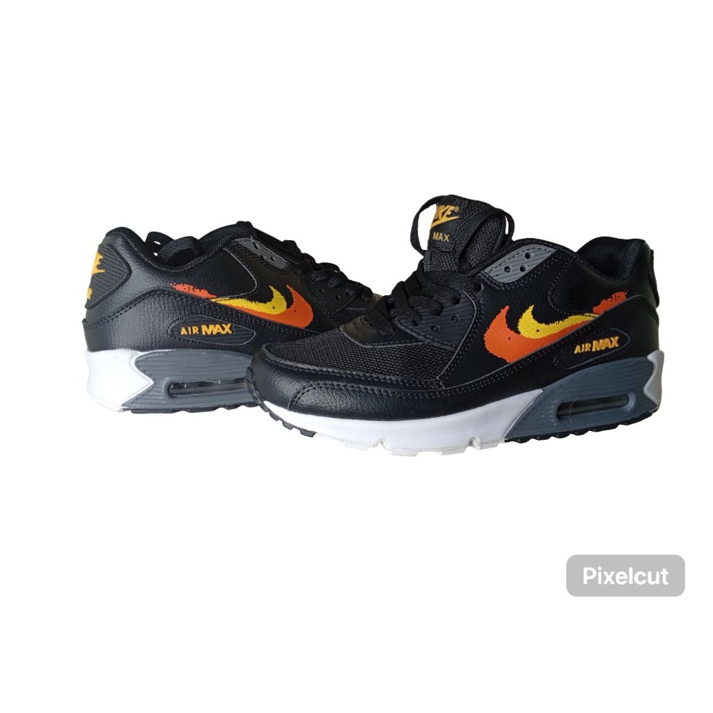 sepatu nike air max 90 black low top