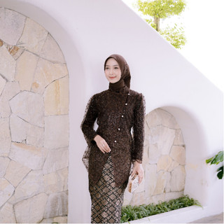 Delova Wardrobe - Set Kebaya Sasmita Kraton Janggan Bordir Premium