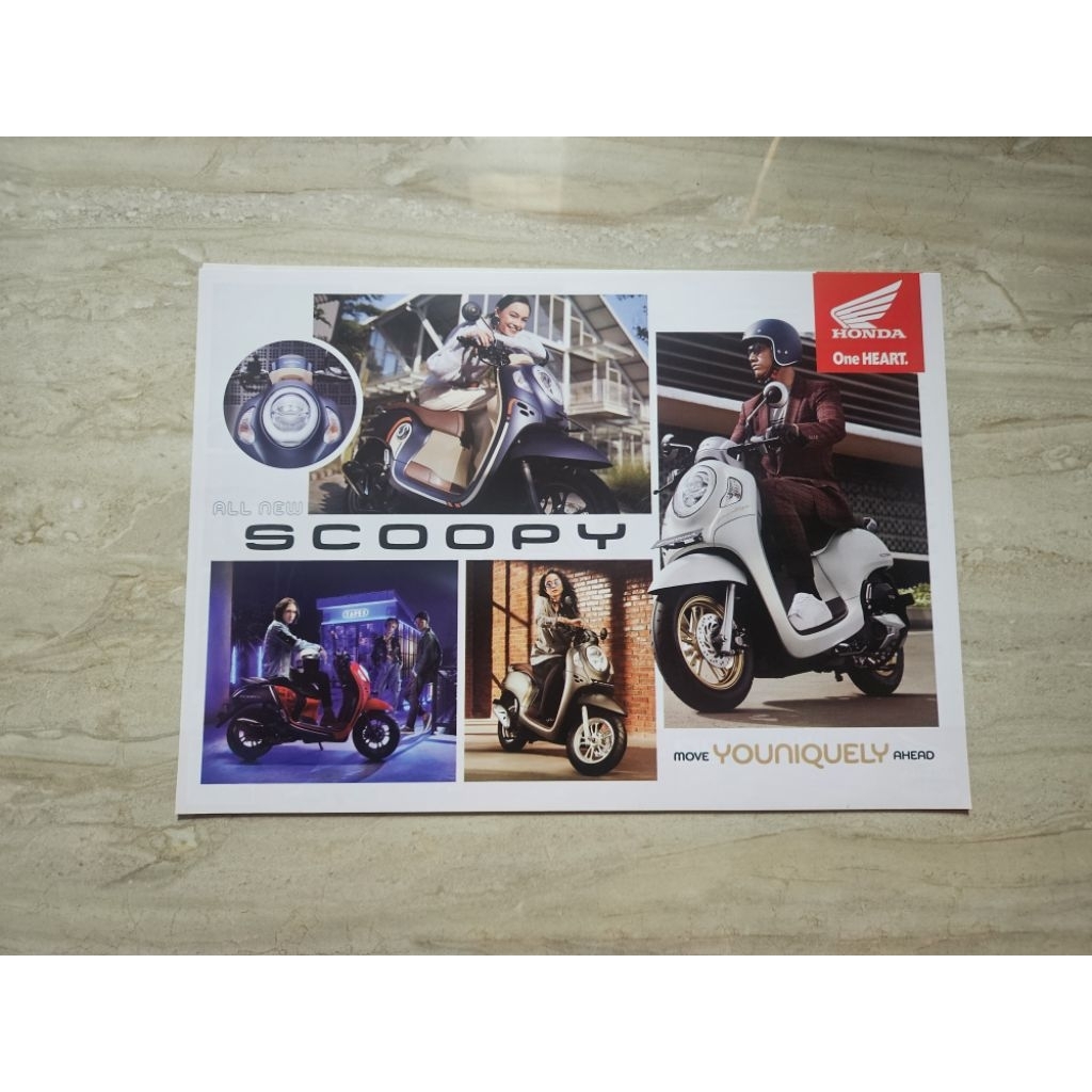 brosur katalog motor honda scoopy 2020 flyer