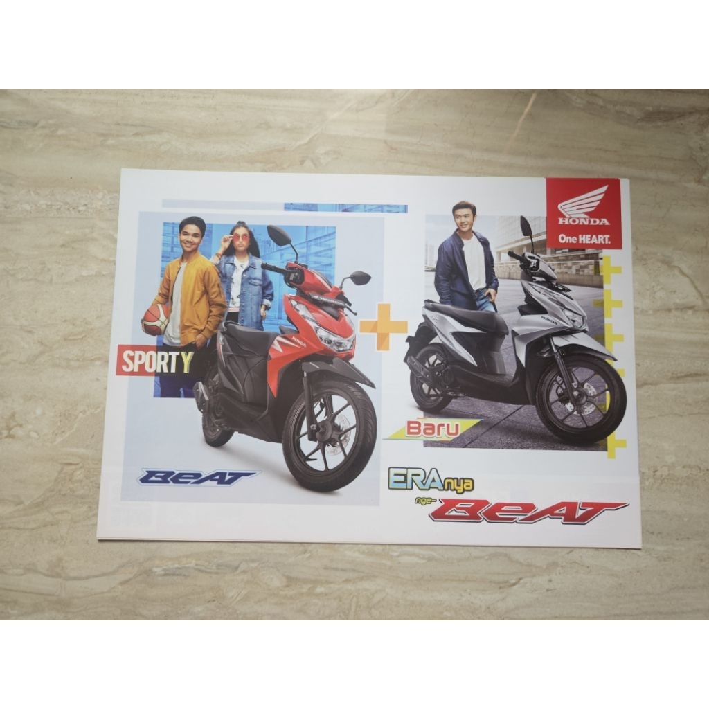 brosur katalog motor honda beat 2020 flyer