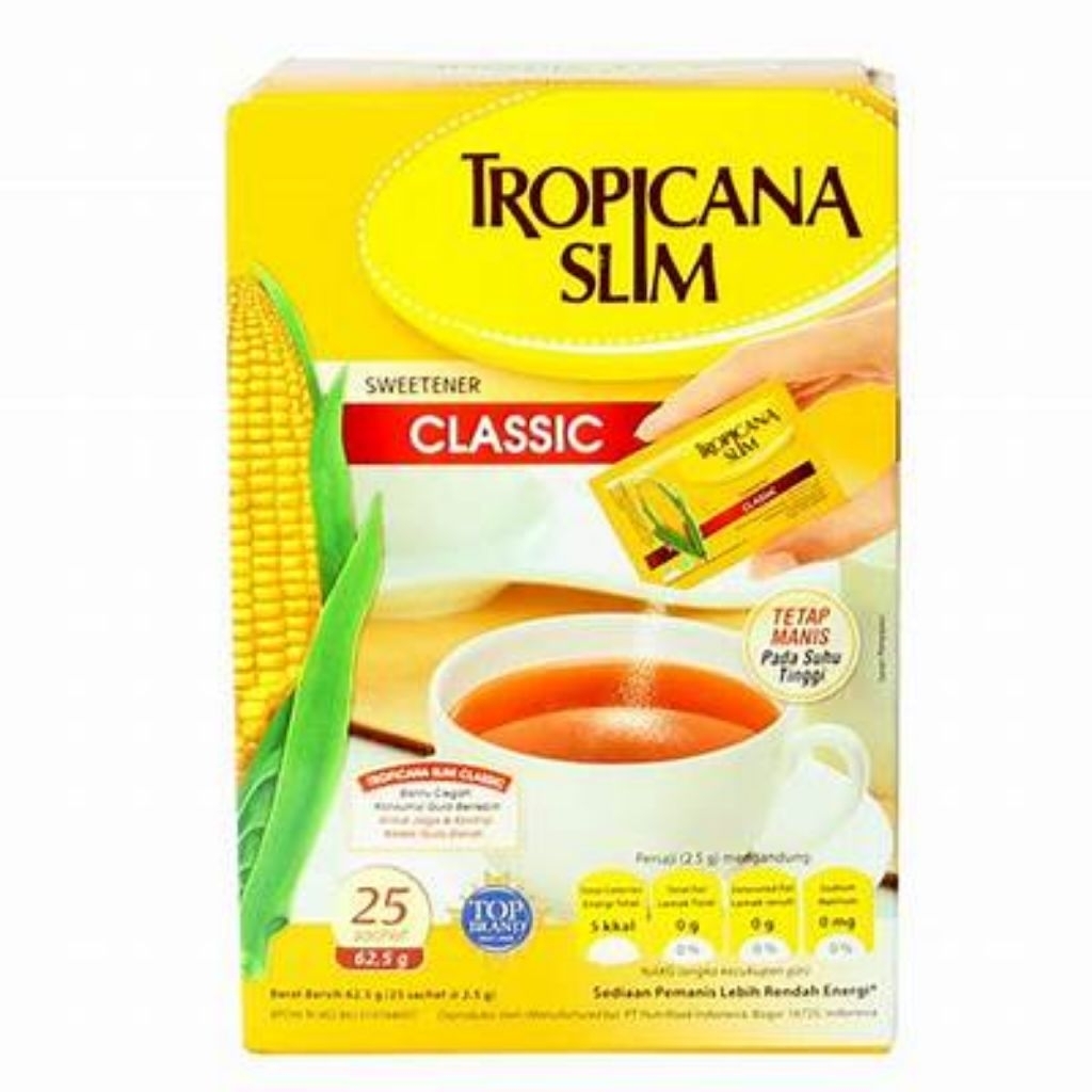 

Tropicana Slim Classic Sweetener 25 Sachet