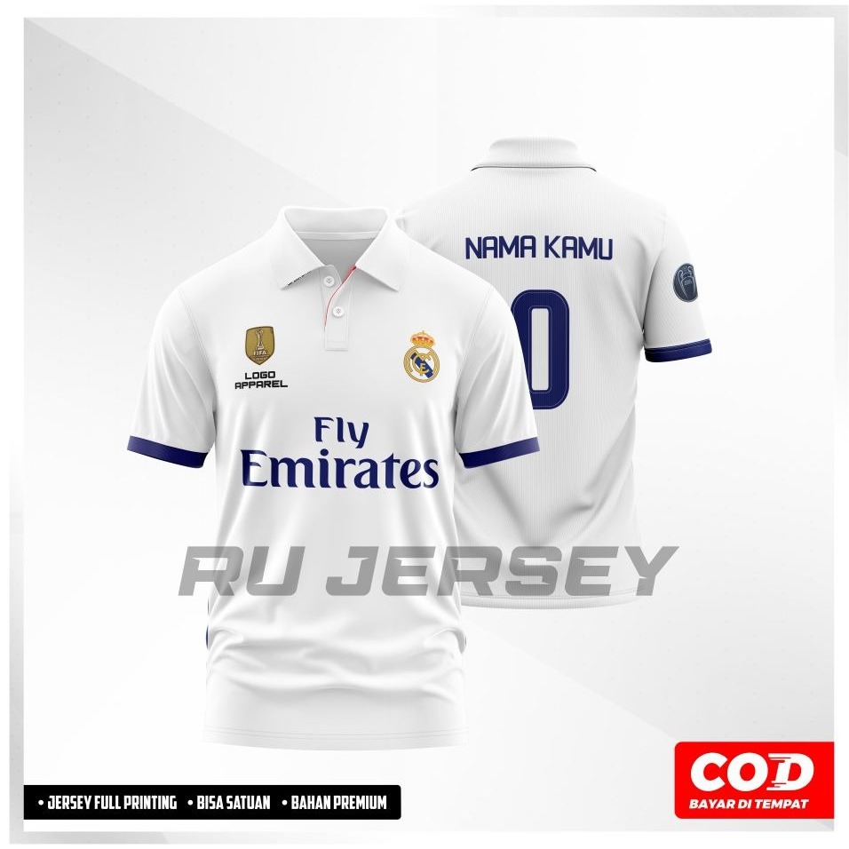 Jersey Real Madrid 2016 Full Printing