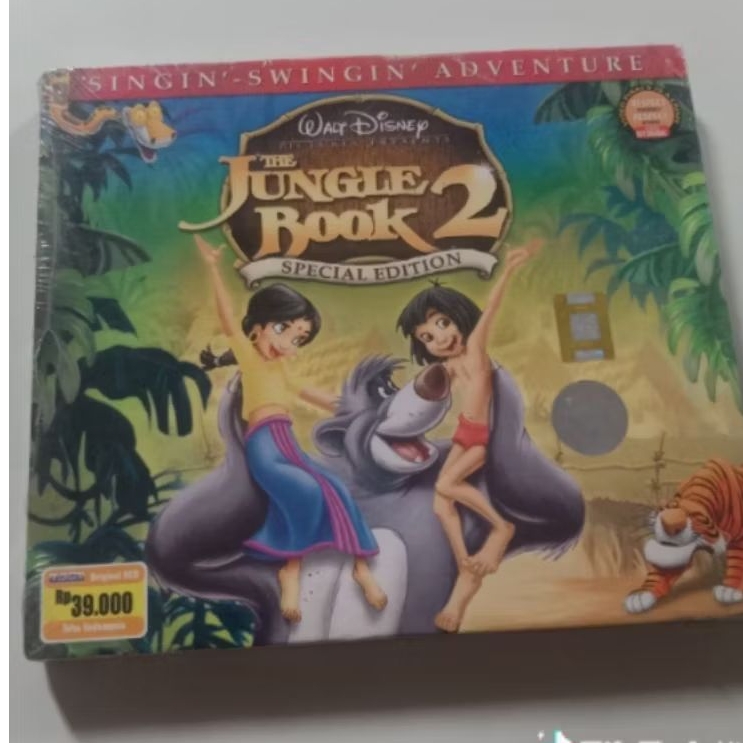 VCD Original The Jungle Book Special Edition Walt Disney Segel