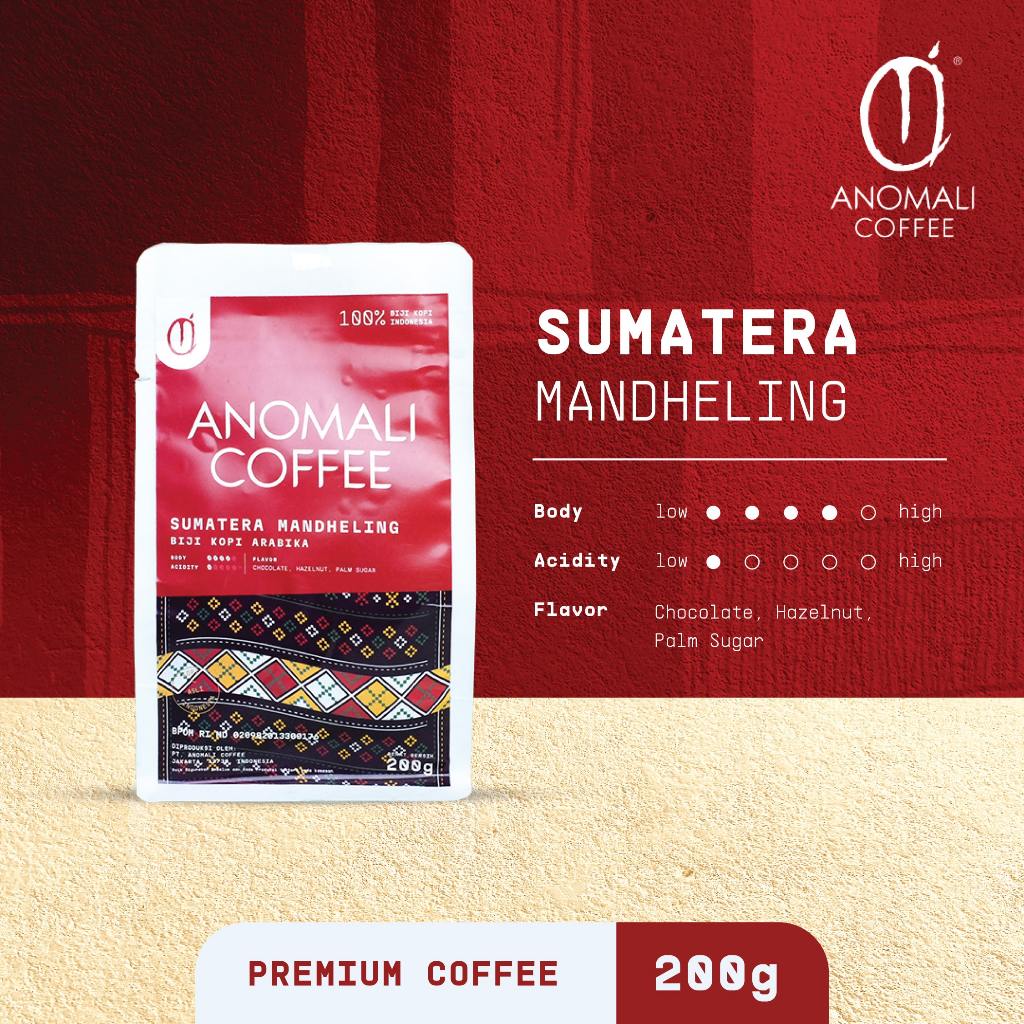 

Anomali Coffee - Kopi Sumatra Mandheling 200gr