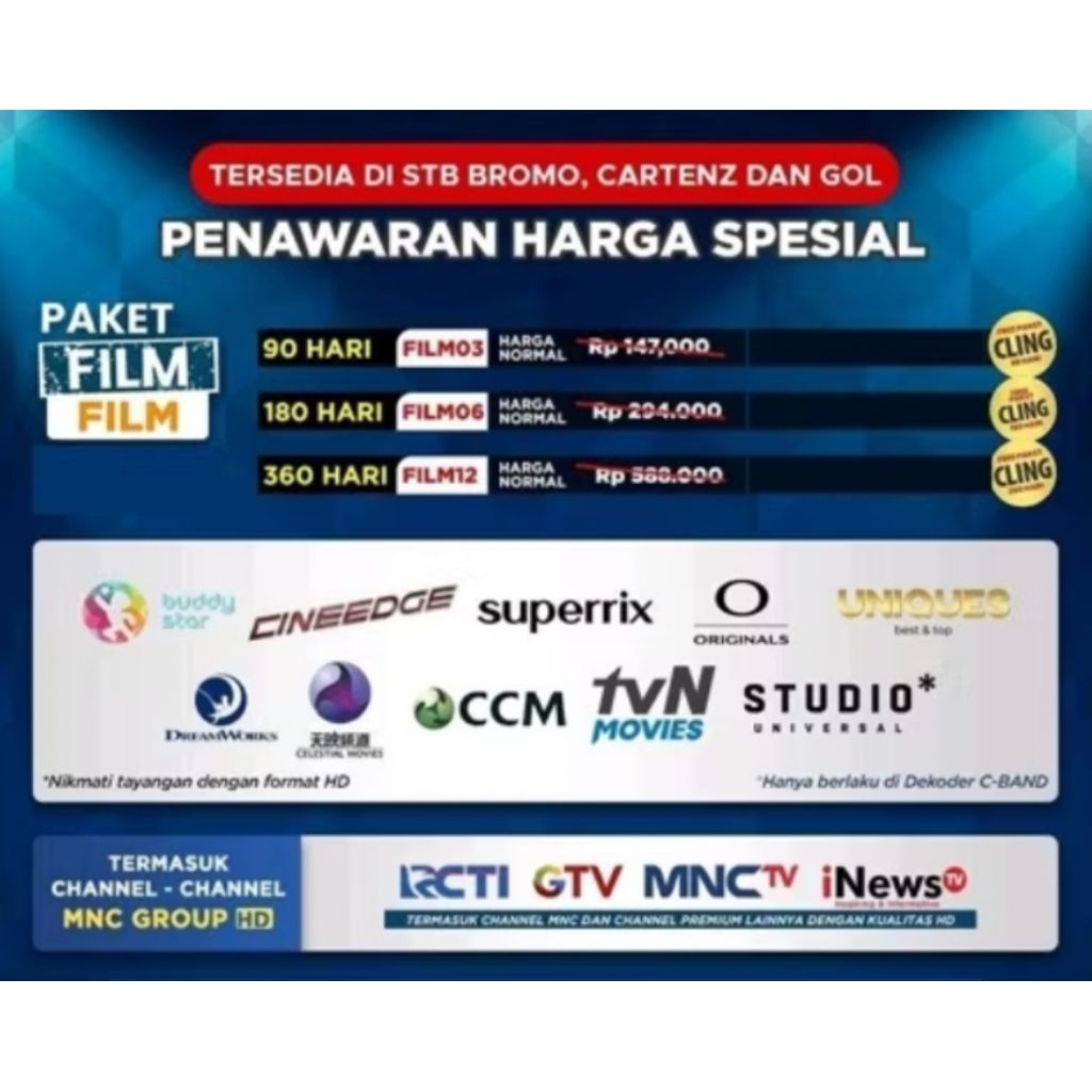 Voucher Paket FILM K-Vision 360 Hari