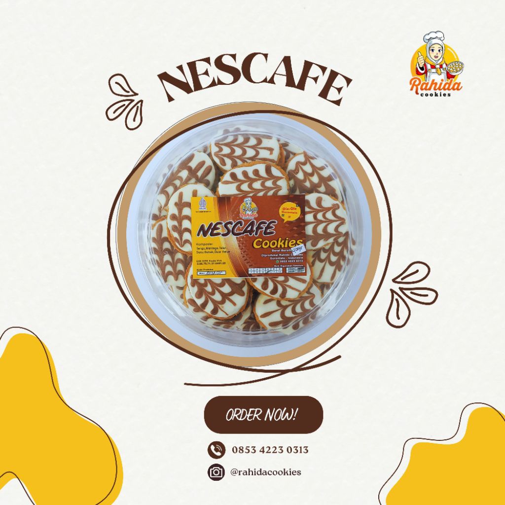 

kue Nescafe khas gorontalo