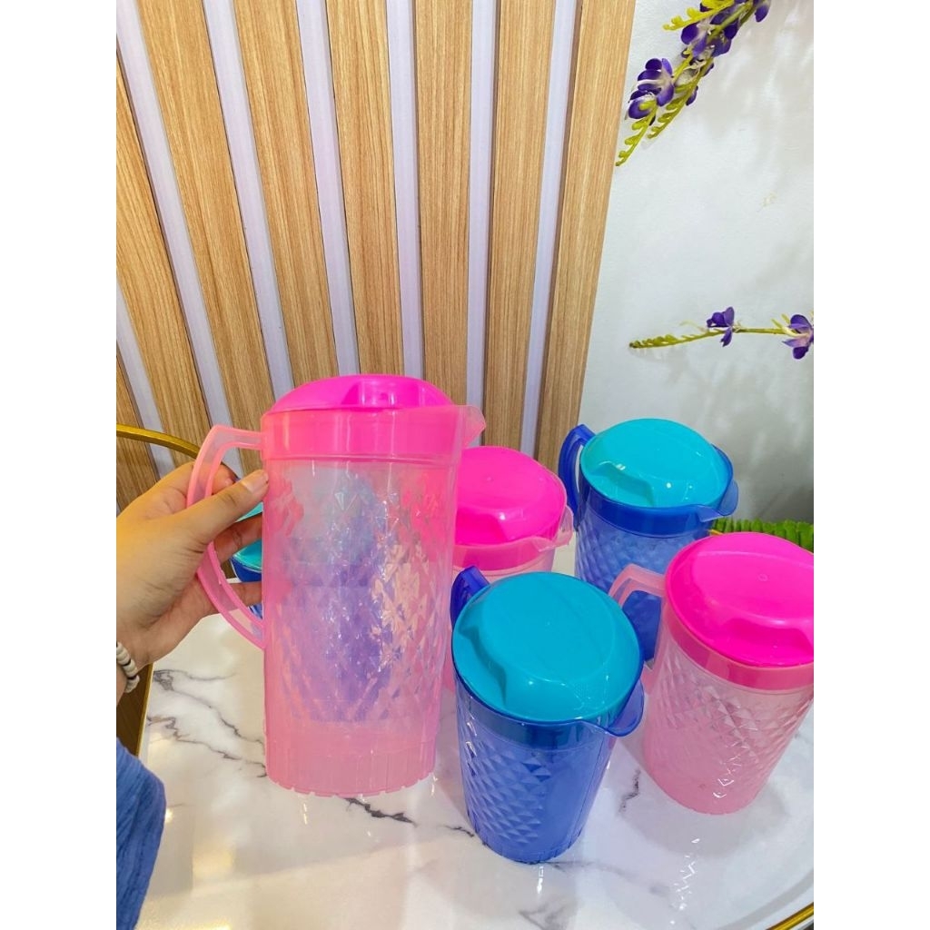 1 lusin teko air minum plastik 1.5 liter NINA/Eskan/water jug/pitcher