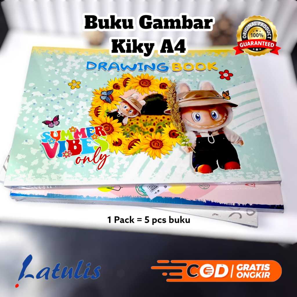 

Buku Gambar KIKY A4 / ukuran 20x30 (1 pak isi 5 pcs)