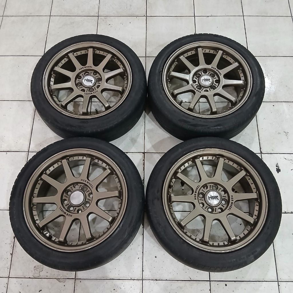 Velg Bekas Hsr Gymkana Ring 16 x7 pcd 4x100/114.3 Et42 Velg Only