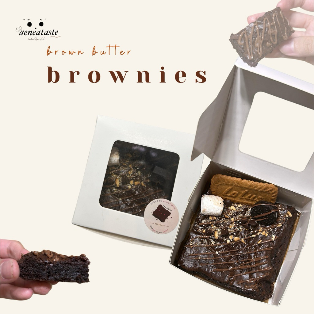

brown butter fudgy brownies